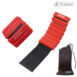 Bandes Lestées Silicone - Rouge - 2 x 1kg - 4TRAINER