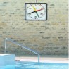 Chronomètre piscine 4 aiguilles - 62,5cm x 62,5cm - IHM