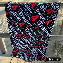 Serviette PLAGE - Logo 4TRAINER - 150cm x 70cm - 100% coton - 4TRAINER