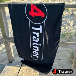 Serviette PLAGE - Logo 4TRAINER - 150cm x 70cm - 100% coton - 4TRAINER