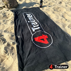 Serviette PLAGE - Logo 4TRAINER - 150cm x 70cm - 100% coton - 4TRAINER