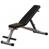 Banc incliné décliné pliable Bodysolid disponible chez CRESS Sport