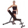 Banc incliné décliné pliable Bodysolid disponible chez CRESS Sport