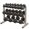 Etagère de rangement supplémentaire pour haltères 2 niveaux Bodysolid