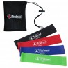 Flat bands  4Trainer  - Lot de 4 bandes élastiques pour le Renforcement musculaire adducteurs / fessiers