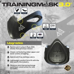 Beastmode Masque d'entraînement – Masque de résistance respiratoire pour  plus d'endurance – Les muscles respiratoires plus forts améliorent les  performances lors de l'entraînement et de la compétition : :  Sports et Loisirs