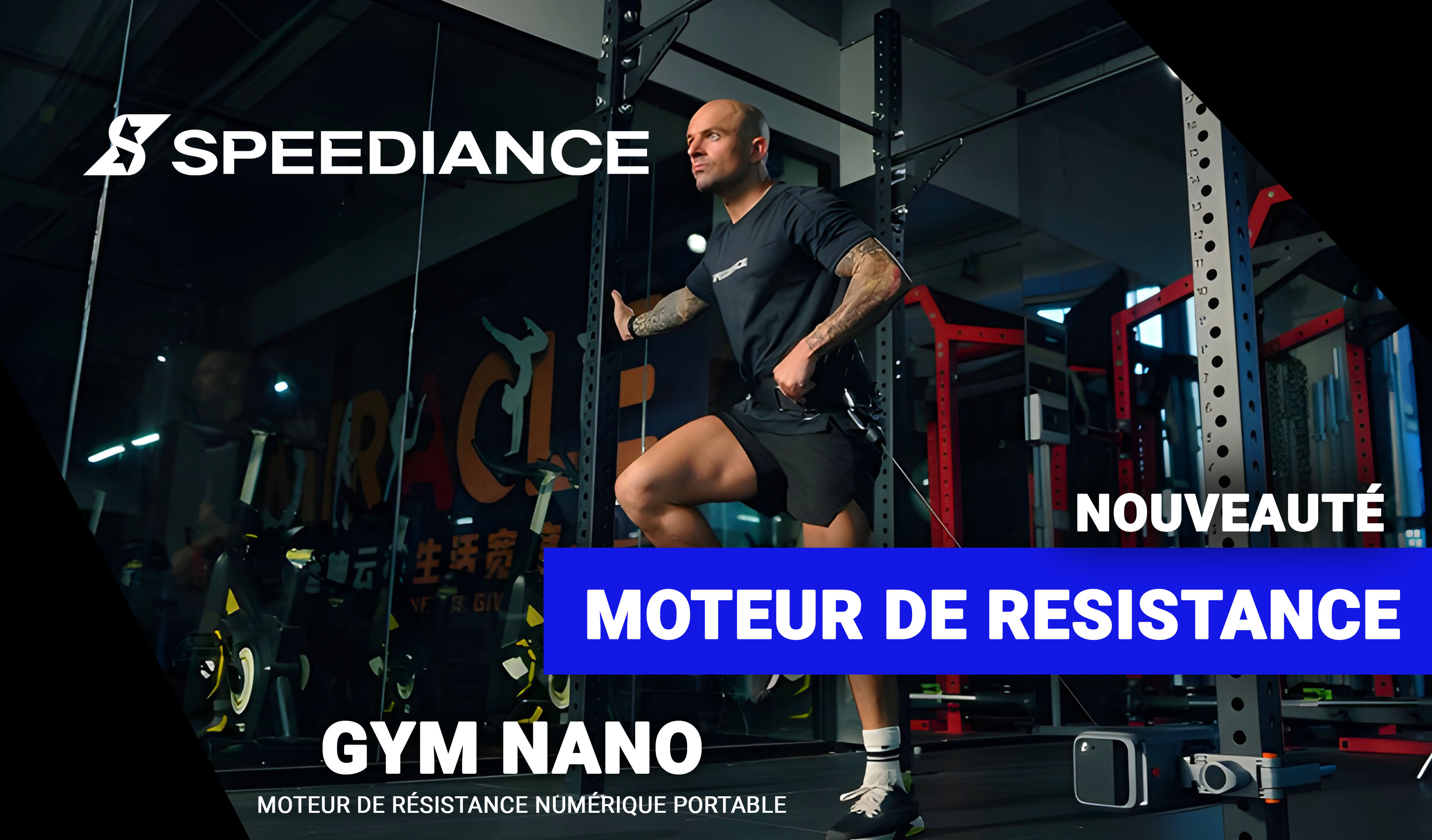 GYM NANO - Moteur de résistance numérique portable - SPEEDIANCE